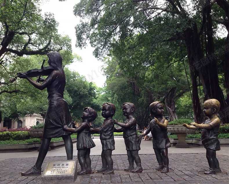 銅人物雕塑，銅小孩雕塑